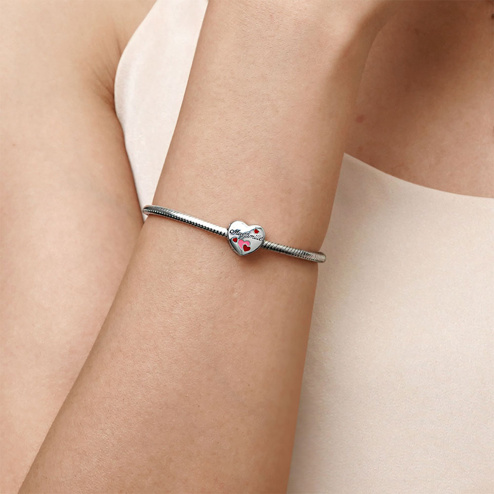 Gnoce Love "My Family" Heart Personalized Photo Charm_7