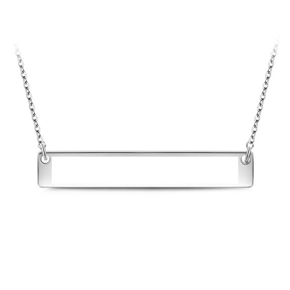 Collier de Barre Personnalisé en Argent 925