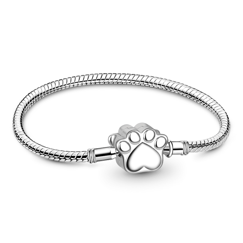 Gnoce Pet Paw Basic Snake Chain Bracelet_1