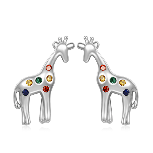 Gnoce Lovely Deer Stud Earrings_1