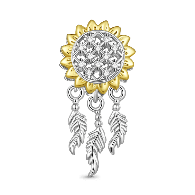 Gnoce Sunflower Dream Catcher Charm_1