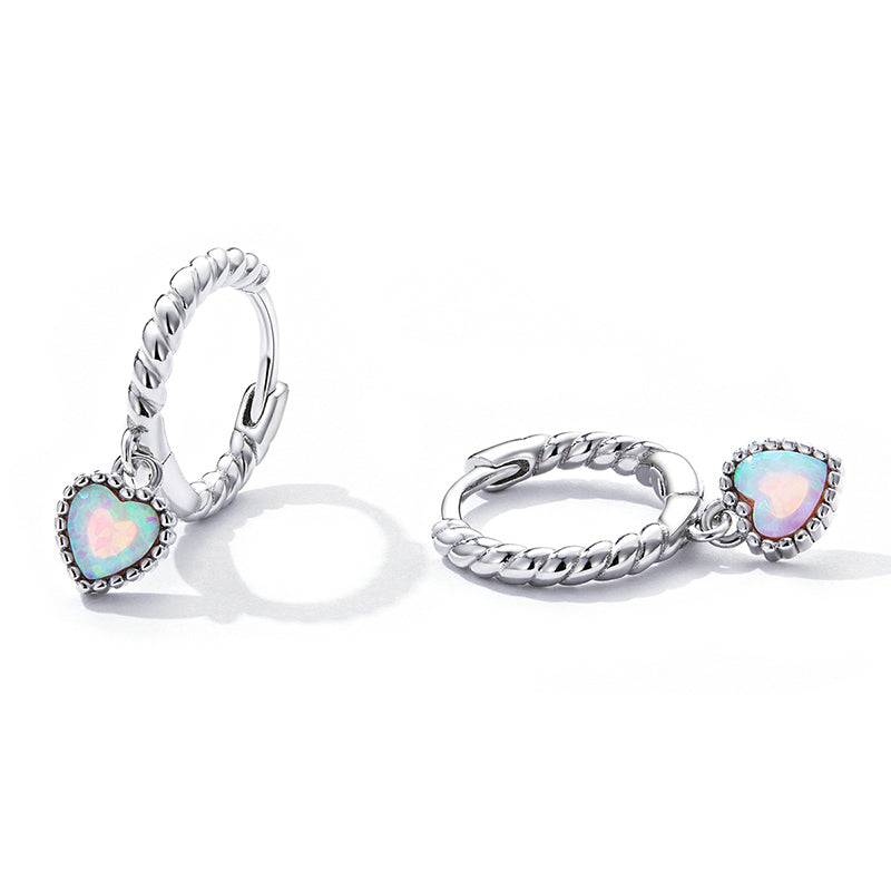 Gnoce Colorful Aussie Gem Heart Earrings_2