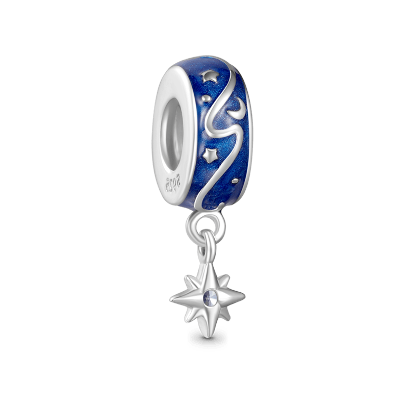 Gnoce Blue Starry Sky Stopper Charm_2