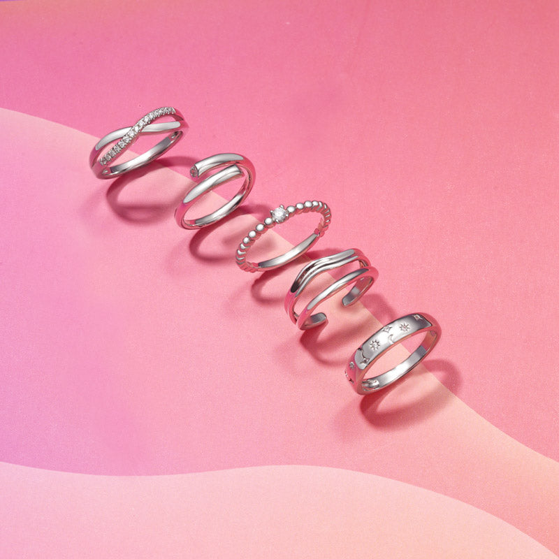Gnoce Simple Open Band Ring_3