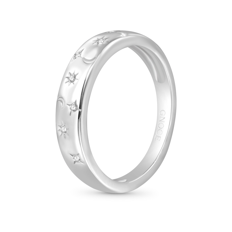 Gnoce Shine Star Band Ring_2