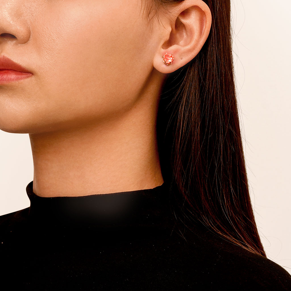 Gnoce Red Party Light-up LED Stud Earring_6