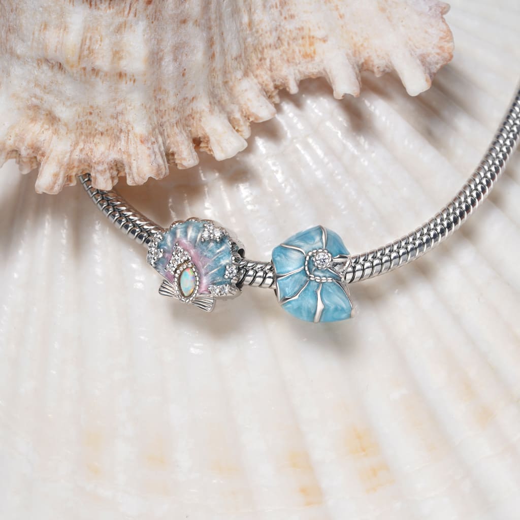 Gnoce Blue Conch Charm_3