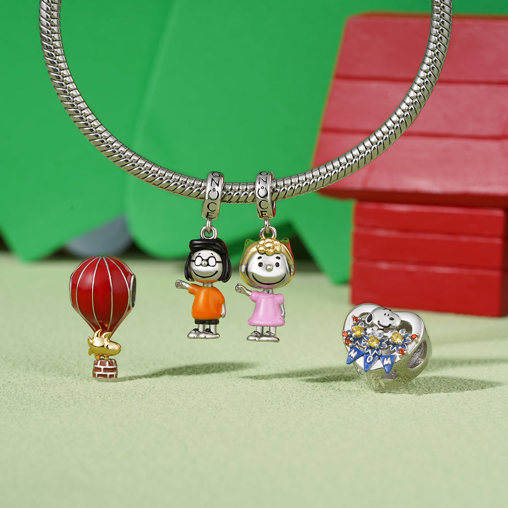 Gnoce Peanuts Sally Brown Pendant Dangle Charm_4