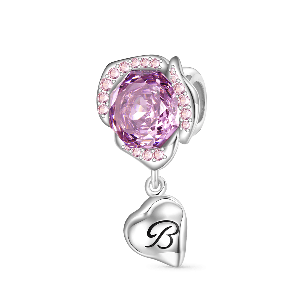 Gnoce Valentine's Day Rose Flower Petal Stopper Charm_1