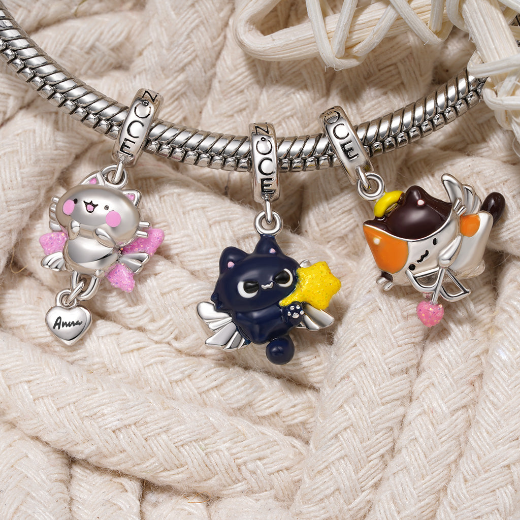 Snowy the Cat Angel Pendant_4