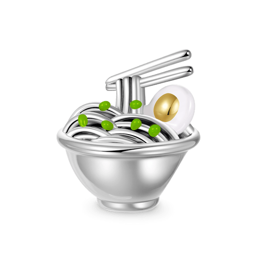 Gnoce Tonkotsu Ramen Soft-Boiled Egg Charm Platinum-plated Silver Blend_1