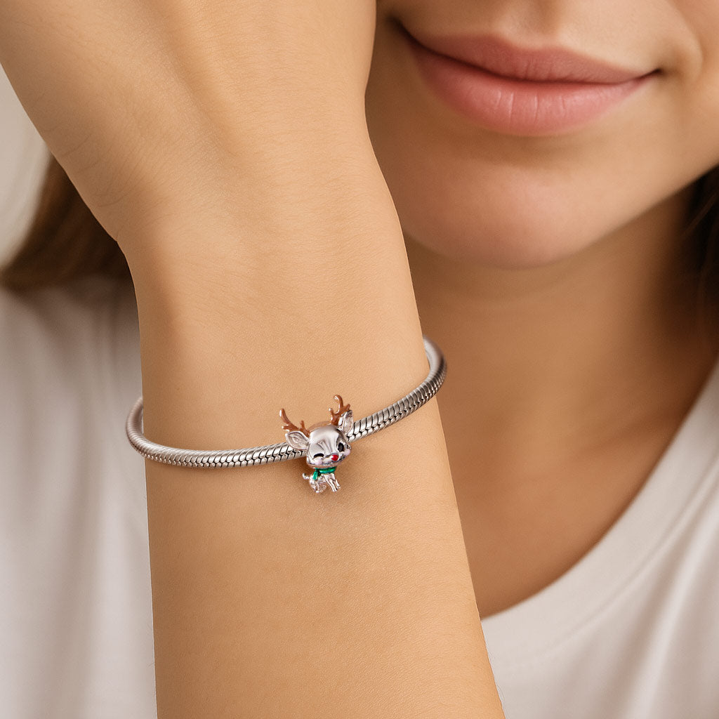 Gnoce Cute Christmas Elk Charm_2