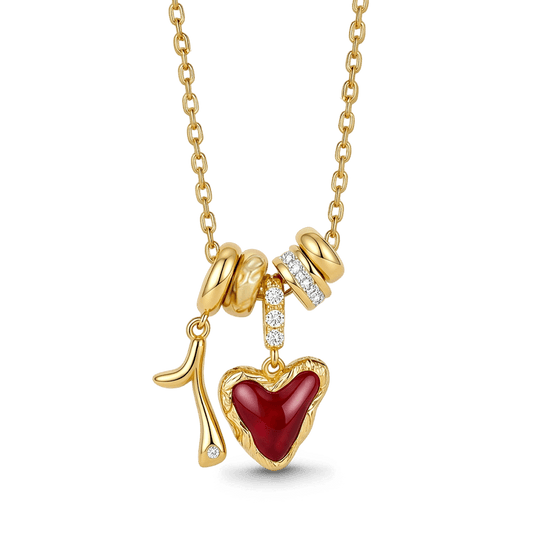 Gnoce Number Birthstone Custom Multiple Elements Necklace_1