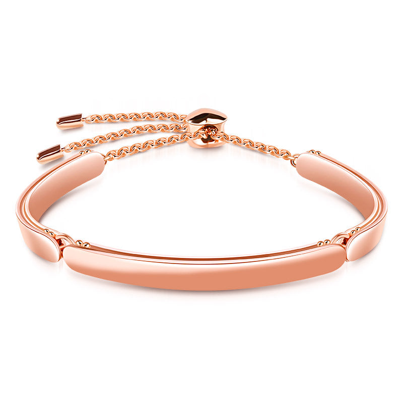 Gnoce "Always & Forever" Engravable Bracelets for Women 925 Sterling Silver_3